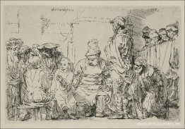 Jesús Disputando con los Doctores la Letra Pequeña Jesús Disputando con los Doctores la Letra Pequeña