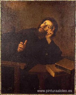 San Agustín en meditación San Agustín en meditación