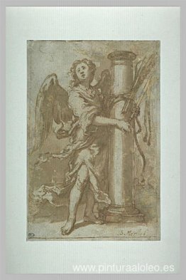 Ángel con los instrumentos de azote. Ángel con los instrumentos de azote.