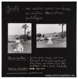 Geste: Me Cacher Sous un Drap au Milieu d'une Place Publique Geste: Me Cacher Sous un Drap au Milieu d'une Place Publique