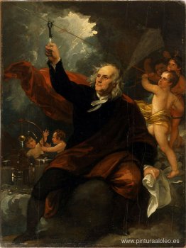 Benjamin Franklin extrayendo electricidad del cielo Benjamin Franklin extrayendo electricidad del cielo
