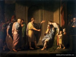 Cleómbroto ordenado destierro por Leónidas II, rey de Esparta Cleómbroto ordenado destierro por Leónidas II, rey de Esparta