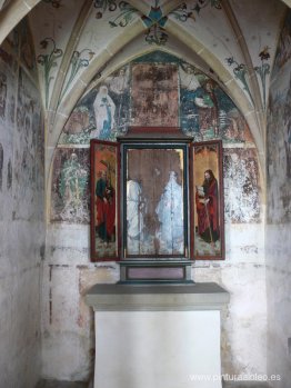 Tríptico: Ala interior izquierda San Felipe, Santiago Magno Dere Tríptico: Ala interior izquierda San Felipe, Santiago Magno Dere