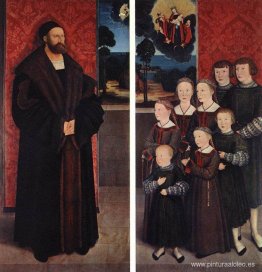 Retrato de Conrad Rehlinger y sus hijos Retrato de Conrad Rehlinger y sus hijos