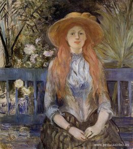 en un banco en un banco