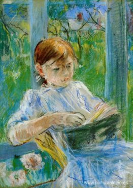 Retrato de la hija del artista, Julie Manet, en Gorey Retrato de la hija del artista, Julie Manet, en Gorey