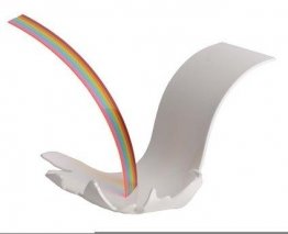 Arco iris con cascada Arco iris con cascada