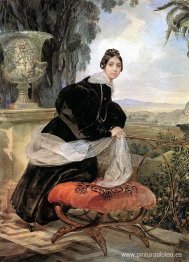Retrato de la princesa Ye. P. Saltykova