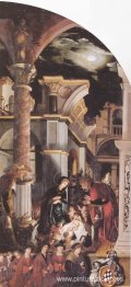 Retablo de Oberried, ala interior derecha - El Nacimiento de Cri