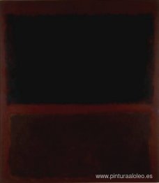 Negro sobre Siena oscuro sobre Púrpura