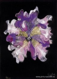 flor morada