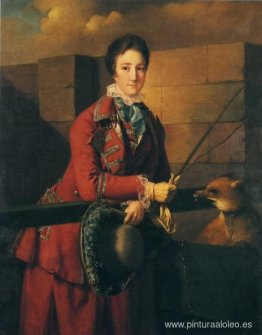 Sra. Wilmot en traje de montar
