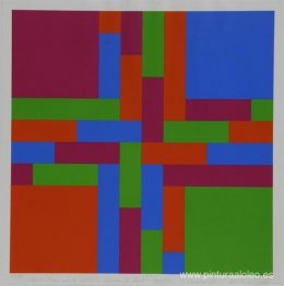 Penetración de cuatro grupos de colores entrelazados.