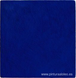 Monocromo azul sin título