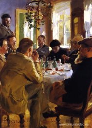 Almuerzo de artistas en Skagen