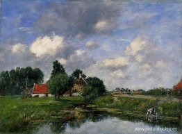 Río cerca de Dunkerque
