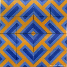 Painel de azuulejos de padrón