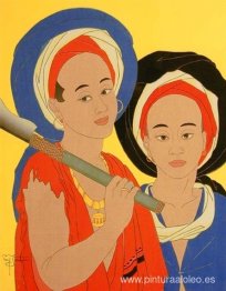 Jóvenes cazadores de la selva. Célebes del Norte