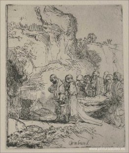 El cuerpo de Jesucristo llevado a la tumba