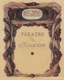 Portada del programa de teatro 'Theatre de L Hermitage'