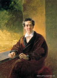 Retrato del Conde A. A. Perovsky (el escritor Anton Pogorelsky)