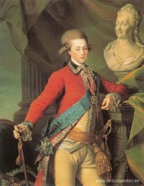 Retrato de Alexander Lanskoy, ayudante de campo de la emperatriz