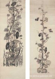 Polilla y Convolvulus (paneles de miniaturas)