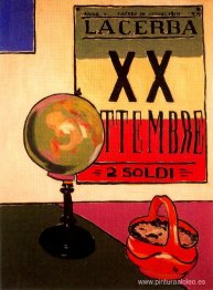 Mapa del mundo y Lacerba