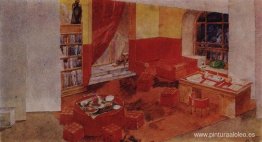 Escenografía para la puesta en escena El diario de Satanás (por