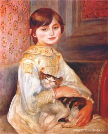 Niño con gato (julie manet)