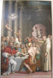 Cena de San Gregorio Magno (Clemente VII)