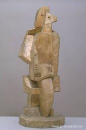 Hombre sentado con clarinete I