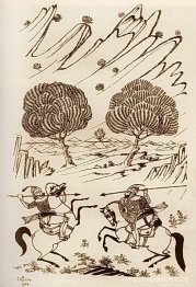 Ilustración de un poema de Firdausi 'Shahnameh'