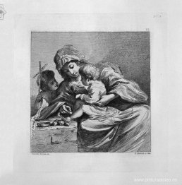 Virgen con Jesús y Juan Bautista