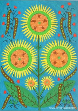 Queridos amigos, os doy el sol y mi arte soleado.