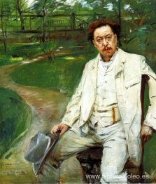 Retrato del pianista Conrad Ansorge