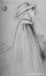 Retrato de Degas en los Uffizi