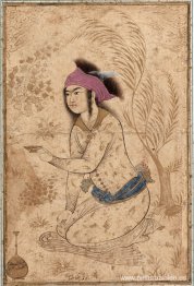 Jóvenes arrodillados y sosteniendo una copa de vino.