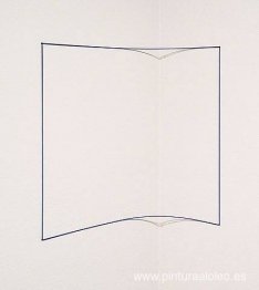 Pieza de esquina azul diurna