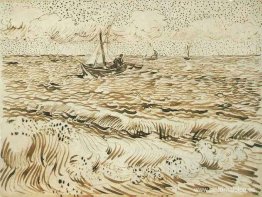 Un barco pesquero en el mar