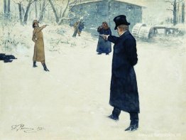 Duelo entre Onegin y Lenski