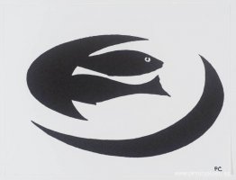 Dos pescados en un plato
