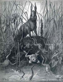 La liebre y las ranas