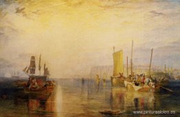 Amanecer, pesca de merlán en Margate