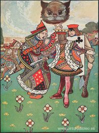 Había una disputa entre el verdugo, el rey y la reina.