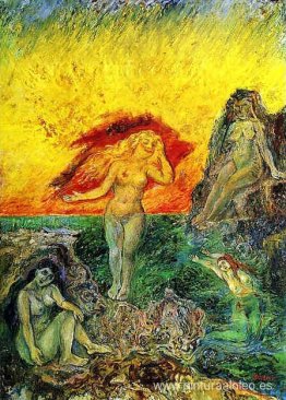 Mujeres bañistas (hijas de Zeus)