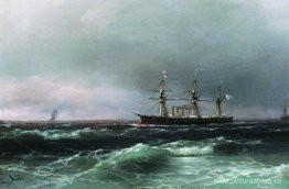 barco en el mar