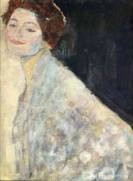 Retrato de una dama de blanco (sin terminar)