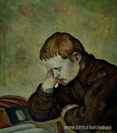 un niño leyendo