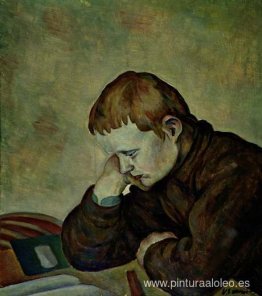 un niño leyendo
